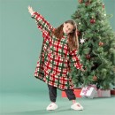 Christmas-Wishes-Xmas-Tartan-Oversized-Kids-Hoodie Sale