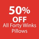 50-off-All-Forty-Winks-Pillows Sale