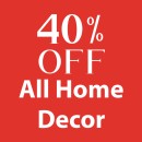 40-off-All-Home-Decor Sale