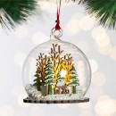 Christmas-Wishes-House-In-Glass-Globe-Hanging-Tree-Decoration-LED Sale