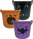 Halloween-Trick-or-Treat-Pail-Orange-Black-White-or-Purple Sale