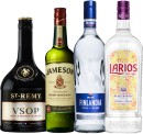 St-Rmy-Brandy-VSOP-Jameson-Irish-Whiskey-700ml-Finlandia-Vodka-or-Larios-Mediterranean-Dry-Gin-1L Sale