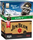 Canadian-Club-Premium-Dry-7-or-Jim-Beam-Gold-Cola-7-12-x-250ml-Cans Sale