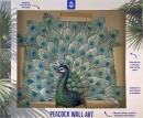 Gardenhub-Metal-Peacock-Wall-Art-67cm Sale