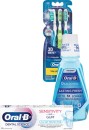 Oral-B-Sensitivity-Gum-90g-Mouthwash-500ml-Floss-Picks-75s-or-Toothbrush-3-Pack Sale