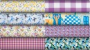 NEW-Shirred-Poplin-Rayon-Gingham Sale