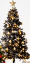 Jolly-Joy-Black-Christmas-Tree-195cm Sale