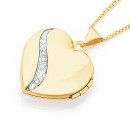 9ct-Diamond-Heart-Locket Sale