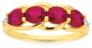 9ct-Created-Ruby-Diamond-Dress-Ring Sale