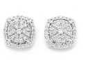 9ct-Diamond-Cushion-Shape-Stud-Earrings Sale