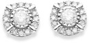 9ct-White-Gold-Diamond-Earrings Sale