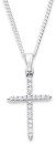 9ct-White-Gold-Diamond-Cross-Pendant Sale