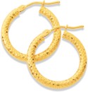 9ct-15mm-Diamonds-Cut-Hoops Sale