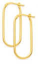 9ct-Paperclip-Style-Hoops Sale