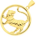 9ct-Tiger-Circle-Pendant Sale