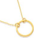 9ct-45cm-Open-Circle-Trace-Necklet Sale