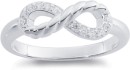 Sterling-Silver-Cubic-Zirconia-Infinity-Ring Sale