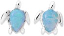 Sterling-Silver-Created-Opal-Turtle-Body-Studs Sale