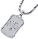 Chisel-Stainless-Steel-Cross-Dogtag-Gents-Pendant-with-Chain Sale