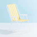 Wainui-Beach-Chair-Yellow-White-Stripe Sale