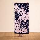 Seaside-Supplies-Velour-Beach-Towel-Monstera-75x150cm Sale