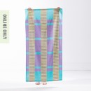 Seaside-Supplies-Velour-Geo-Stripe-Beach-Towel-75x150cm Sale