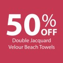 50-off-Double-Jacquard-Velour-Beach-Towels Sale