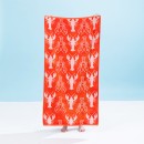 Double-Jacquard-Velour-Beach-Towel-Crayfish Sale