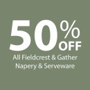 50-off-All-Fieldcrest-Gather-Napery-Serveware Sale