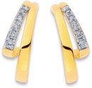 9ct-Double-Row-Diamond-Hoops Sale