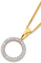 9ct-Diamond-Open-Circle-Pendant Sale