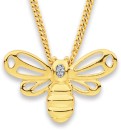 9ct-Diamond-Bee-Pendant Sale