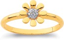 9ct-Diamond-Sunflower-Ring Sale