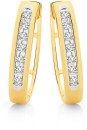 9ct-Diamond-Channel-Set-Huggie-Earrings Sale