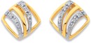 9ct-3-Row-Diamond-Studs Sale