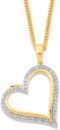 9ct-Diamond-Heart-Pendant Sale