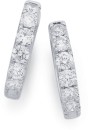 9ct-White-Gold-Diamond-Huggies Sale