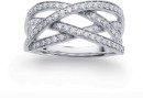 18ct-White-Gold-Diamond-Crossover-Ring Sale