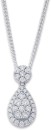 9ct-White-Gold-Diamond-Pear-Drop-Pendant Sale