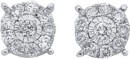 9ct-White-Gold-Diamond-Earrings Sale