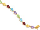 9ct-Multi-Gemstone-Tennis-Bracelet Sale