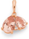 9ct-Rose-Gold-Morganite-and-Diamond-Pendant Sale