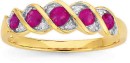 9ct-Ruby-Diamond-Ring Sale