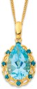 9ct-Blue-Topaz-with-London-Blue-Topaz-Pendant Sale