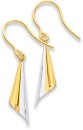 9ct-Two-Tone-Drop-Earrings Sale