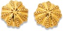 9ct-Filigree-Puff-Studs Sale