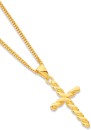 9ct-Twisted-Cross-Pendant Sale