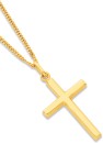 9ct-22mm-Plain-Cross-Pendant Sale