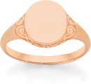 9ct-Rose-Gold-Oval-Signet-Ring Sale