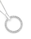 Sterling-Silver-Cubic-Zirconia-Circle-on-Bar-Pendant Sale